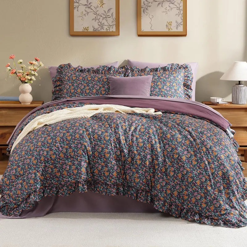 Ruffled Farmhouse Comforter Set – 7Pc