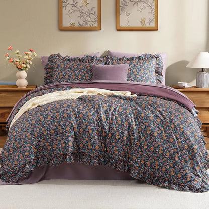Ruffled Farmhouse Comforter Set – 7Pc