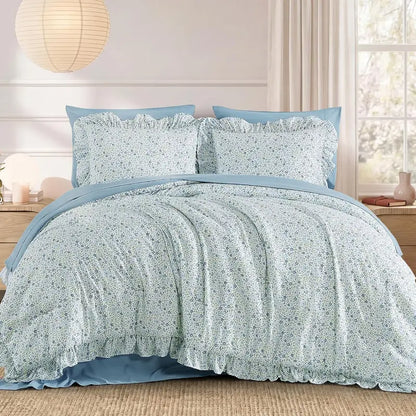 Ruffled Farmhouse Comforter Set – 7Pc