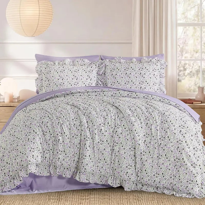 Ruffled Farmhouse Comforter Set – 7Pc