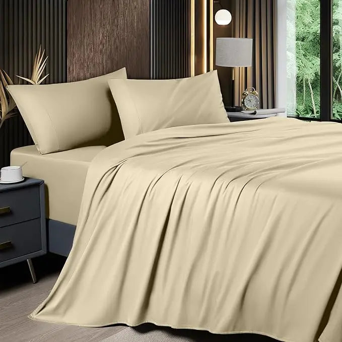 Shilucheng Bamboo Sheets Set - Cooling & Luxury Soft