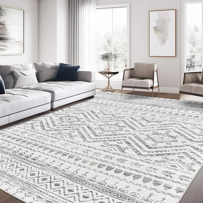 Art&Tuft Vintage Beige Washable Non-Slip Rug