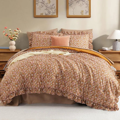 Ruffled Farmhouse Comforter Set – 7Pc