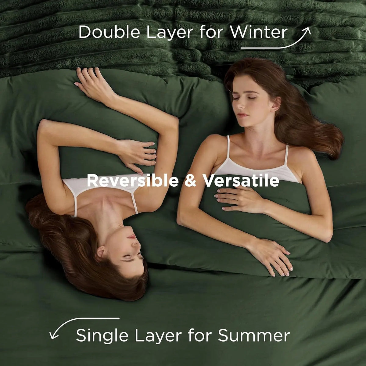 Reversible Comforter Set – 6Pc All Season