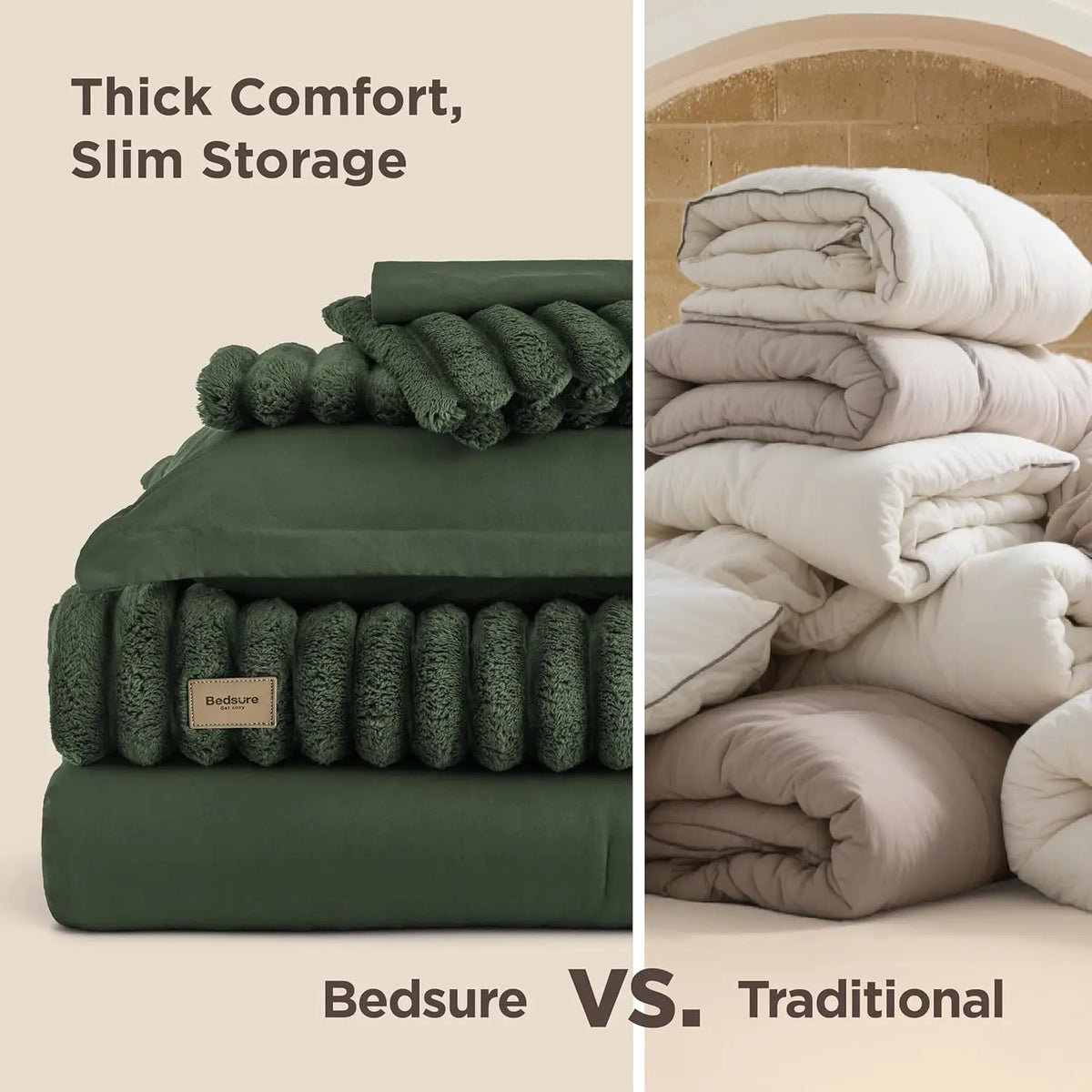 Reversible Comforter Set – 6Pc All Season