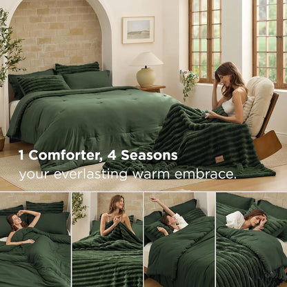 Reversible Comforter Set – 6Pc All Season